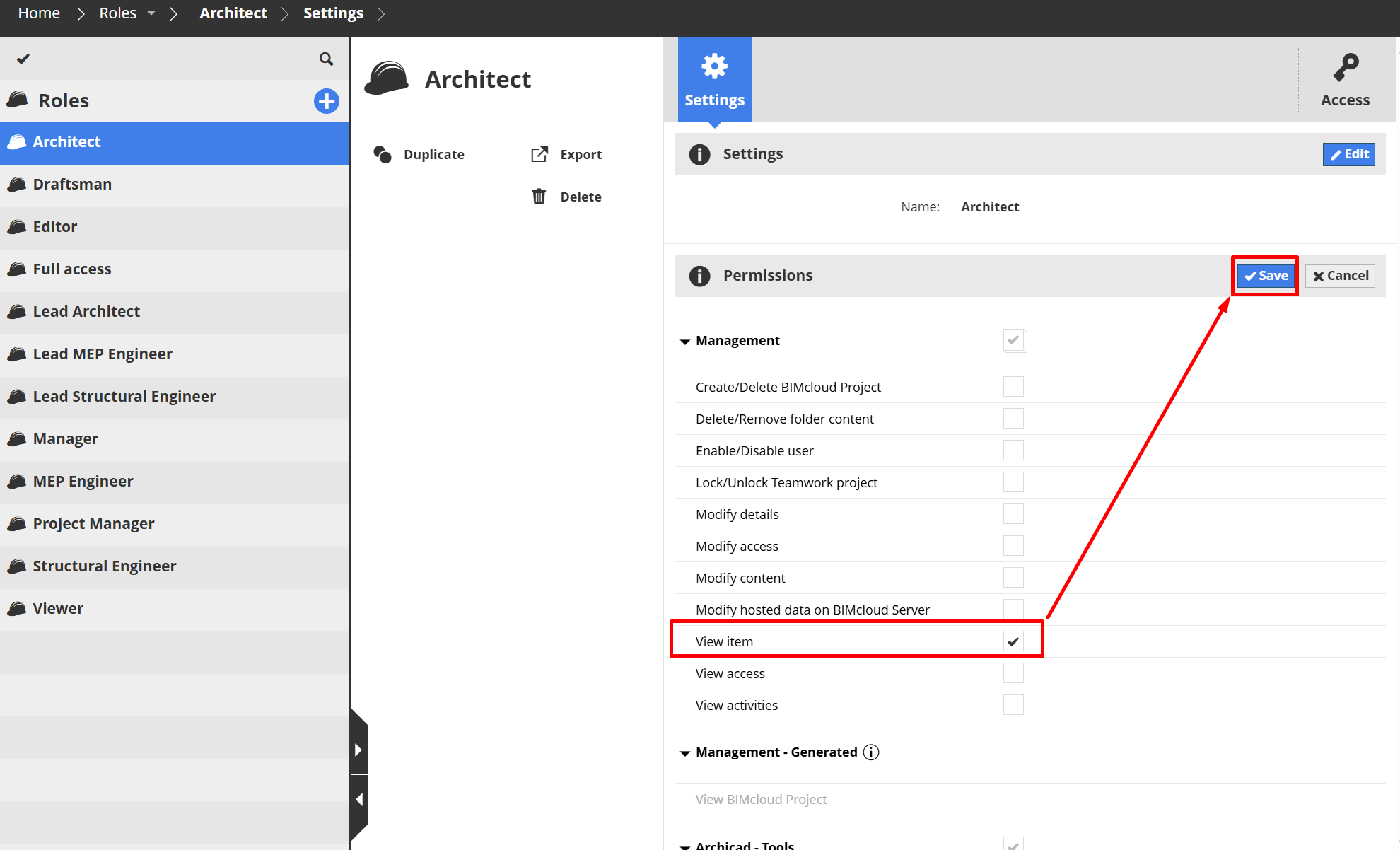 BIMcloud view items.png